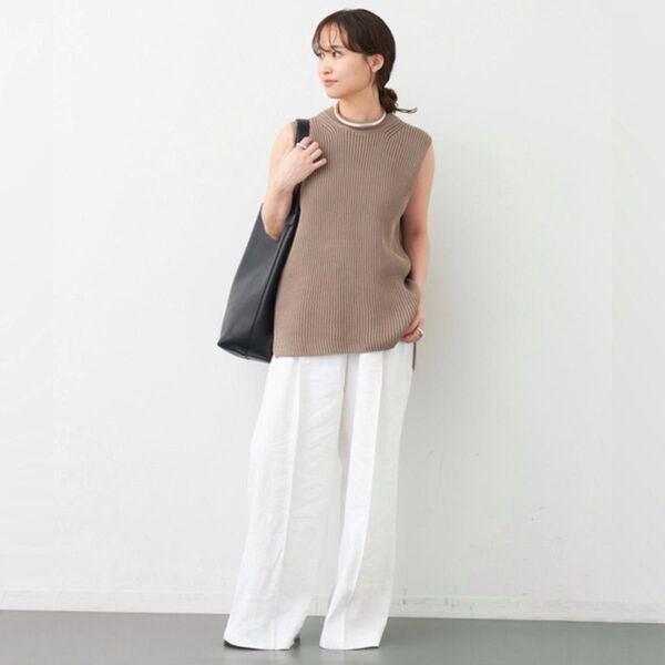 24ss ドゥーズィエムクラス DEUXIE CLASSE エブリデイアイライク Polite ニット ベスト ジレ