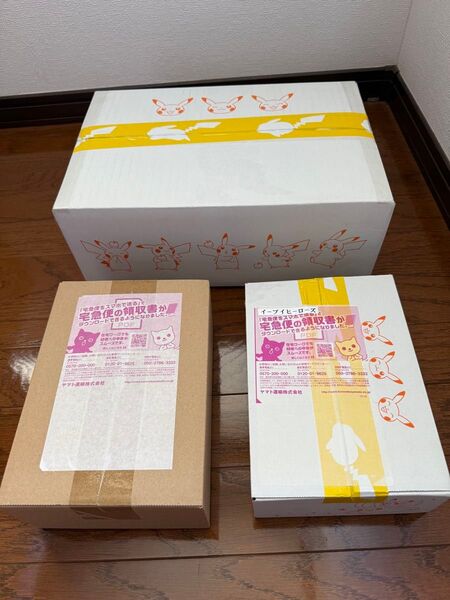 新品未開封 ゴールデンボックス イーブイヒーローズボックス横浜 記念デッキ ピカチュウプロモ 3点セットポケセン産 ワンオーナー