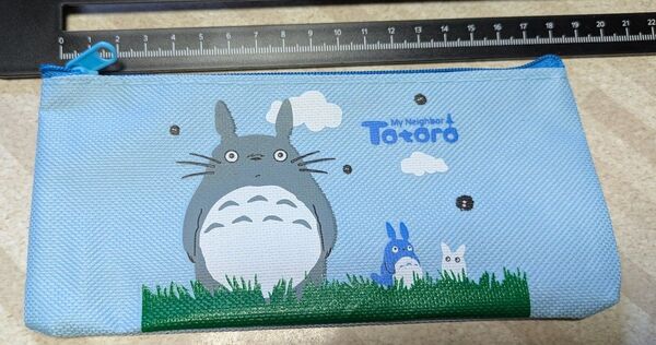 トトロ フラットポーチ 小物入れ ペンケース