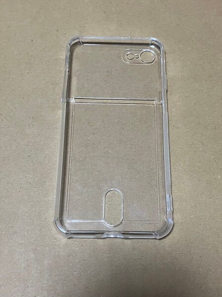 iPhoneケース 透明 カード収納 クリアケース ソフト 衝撃吸収 軽量 7/8/SE 2/SE 3 対応