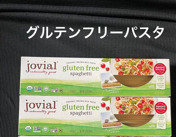jovial(ジョビアル)有機玄米パスタ グルテンフリー認証 340g×2セット