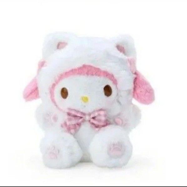 【2024年サンリオオリジナル新品】マイメロディ 肉球ネコ ぬいぐるみ