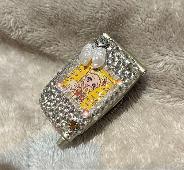 なつかしのガラケーマスコット ガチャ シャンパンゴールド デコ