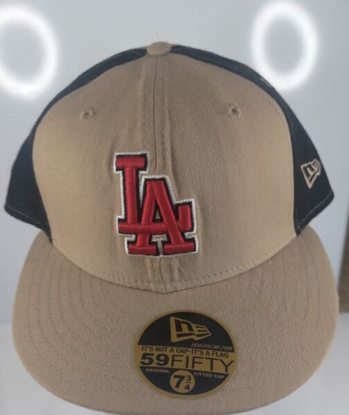 New Era キャップ 59FIFTY LA ドジャース ニューエラ USA製 7 3/4 MLB 大谷翔平 ロバーツ監督