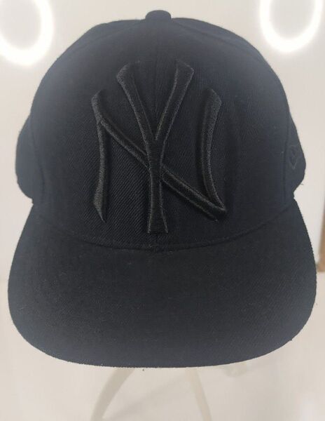 new era キャップ 59FIFTY At50 ヤンキース USA製 ニューエラ ブラック 7 5/8