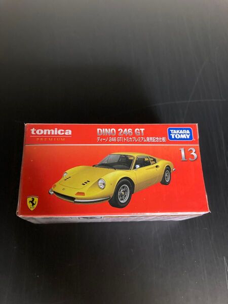 【新品未開封】トミカ トミカプレミアム 13 フェラーリ ディーノ 246 GT 発売記念仕様