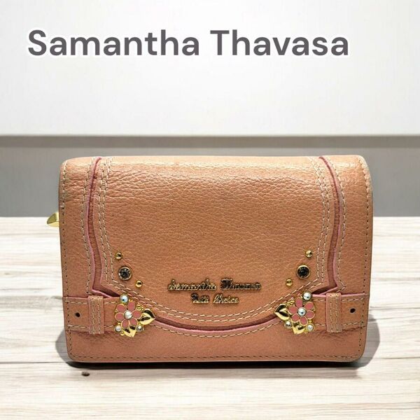 Samantha Thavasa 三つ折り財布 ピンク7447152100