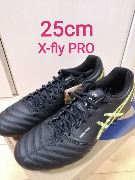 【25cm】カンガルー アシックス サッカースパイク DS LIGHT X-FLY PRO