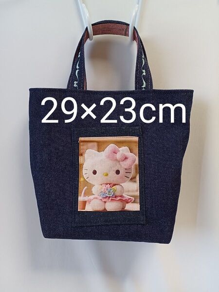 トートバッグ★デニムバック★お散歩バック★ランチバック★ハンドメイド