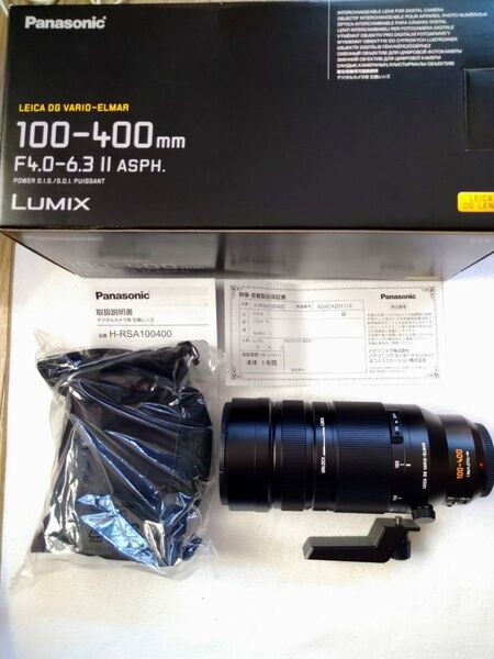 Panasonic LEICA DG VARIO-ELMAR 100-400mm F4.0-6.3 II ASPH. 新品同