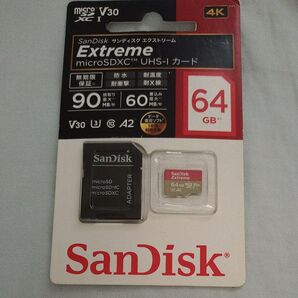 新品 サンディスク SANDISK microSDXCカード SDSQXAF-064G1 64GB 防水 耐衝撃 耐温度