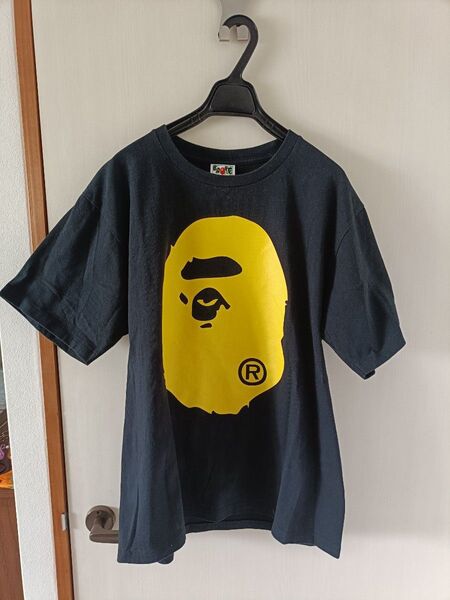 A BATHING APE エイプ Tシャツ 黒 Lサイズ