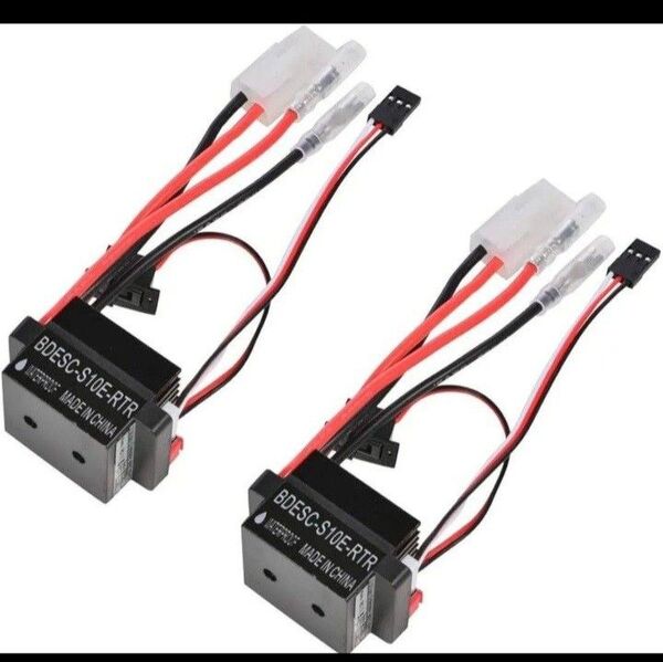■2個■タミヤ型コネクター■ リポカット搭載 新品 ラジコン 用 アンプ ESC ドリパケ YD-2 tt01 tt02 モーター