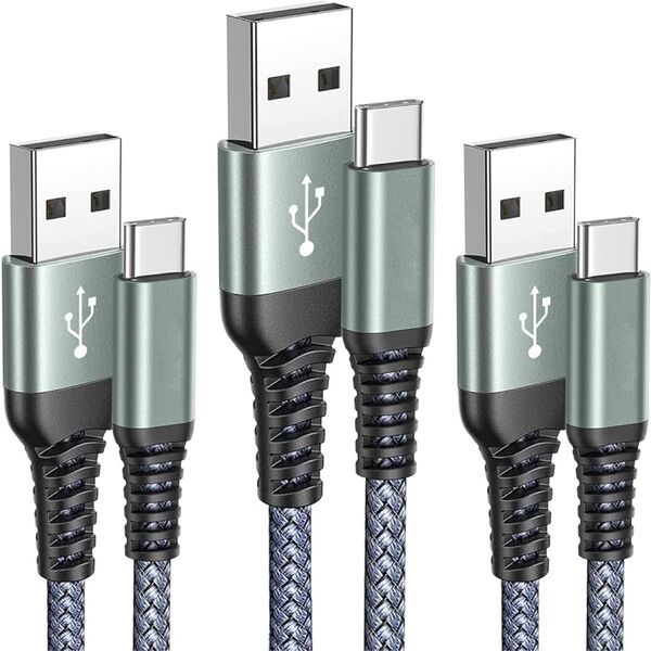 1m/1m/2m 3本セット USB Type C ケーブル 急速充電