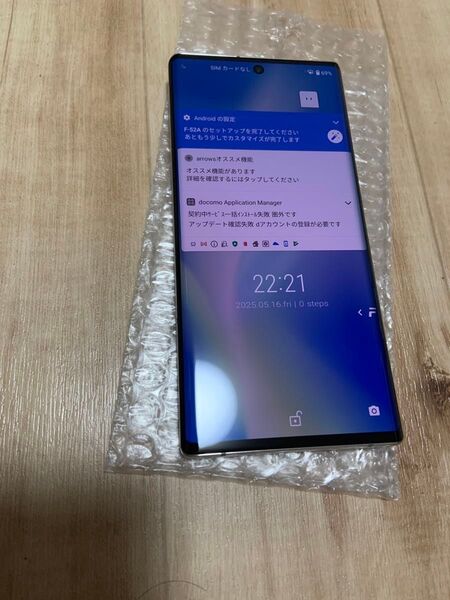 概ね美品 Arrows NX9 ホワイト 128 GB docomoスマートフォン F-52A SIMフリー