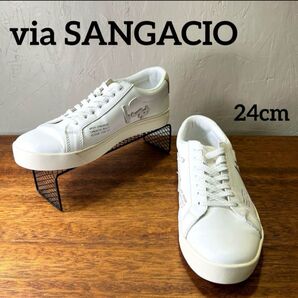 極美品 via SANGACIO SG8 ローカット スニーカー