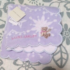 ● タオルハンカチ ローラ・アシュレイ LAURA ASHLEY 新品未使用