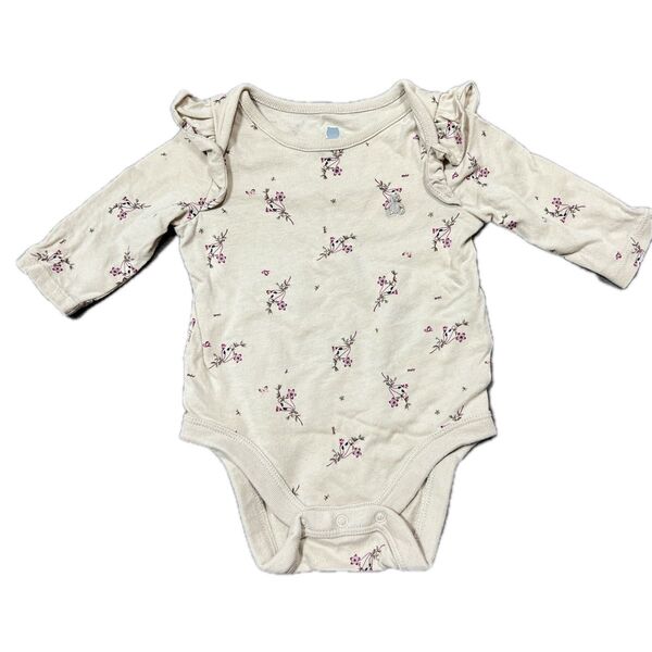 GAP Baby ロンパース ベビー服 長袖 花柄