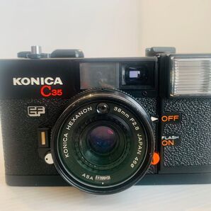 【完動品】フィルムカメラ Konica C35 EF ピッカリコニカ