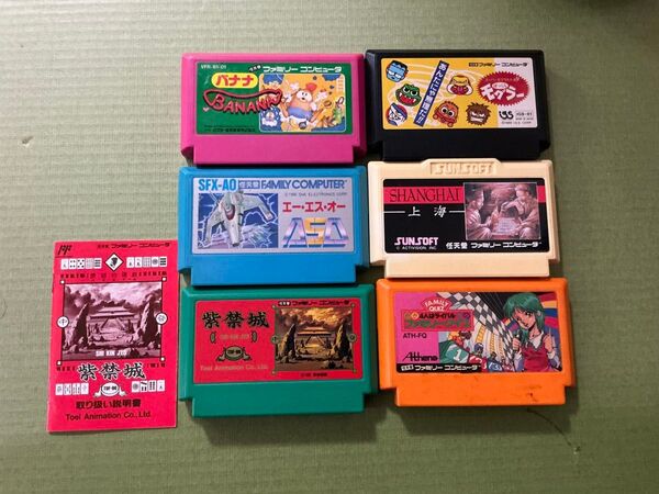 ファミコンソフトまとめ売り6本セット