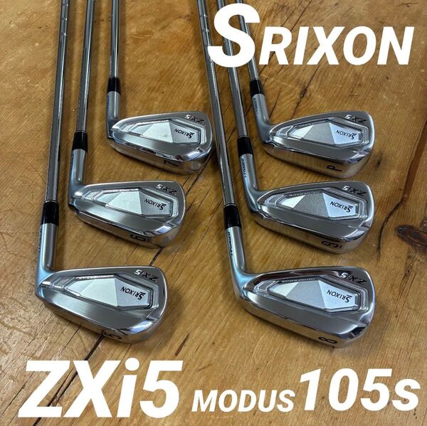 コース未使用品 SRIXONスリクソンZXi5アイアンmodusモーダス105S 6本セット
