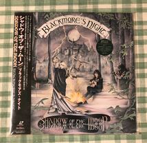 【レア中古】レア美品 SHADOW OF THE NIGHT / BLACKMORE ‘S NIGHT LD レーザー・ディスク リッチー・ブラックモア_画像1