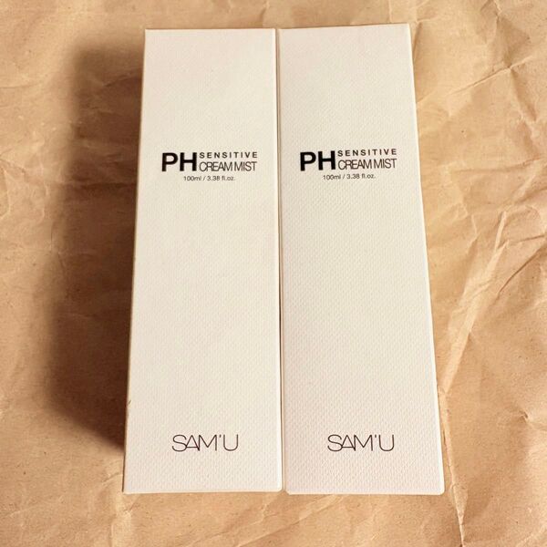 【新品】SAM’U サミュ 2個 PHセンシティブクリームミスト 化粧水