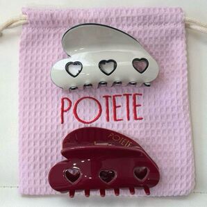 POTETEポテテ 新品 3heart clip ハートクリップ? ヘアクリップ ヘアアクセサリー