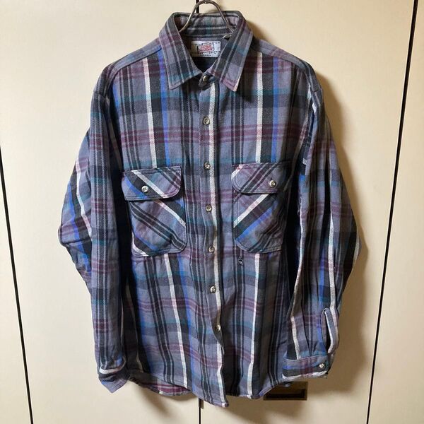 MADE in USA ネルシャツ PRIVATE PROPERTY 90's 古着 チェック