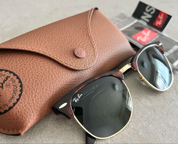 Ray-Ban レイバン サングラス RB3016 W0366 CLUBMASTER 51サイズ 美品!