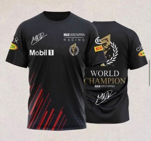 最安値 クールなF1チャンピオンTシャツ