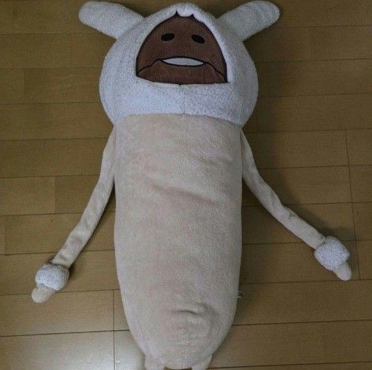 白うさぎなめこ ぬいぐるみ BIG 抱き枕 おさわり探偵なめこ栽培キット 平成