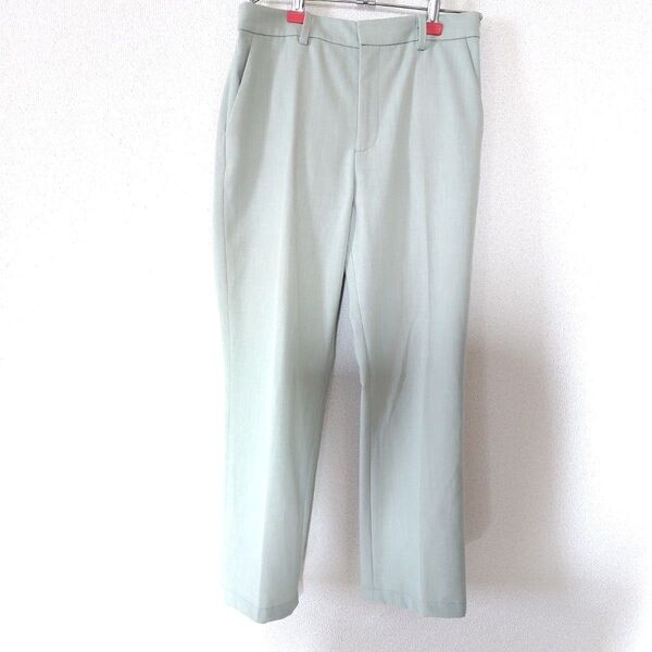 UNIQLO ユニクロ スマートアンクルパンツ テーパード 黄緑 S