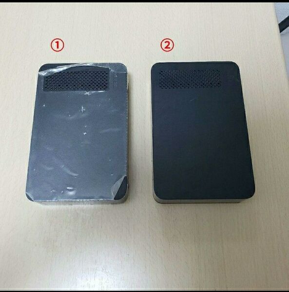 Buffalo 1TB×2セット 使用期間24時間以下 外付けハードディスク