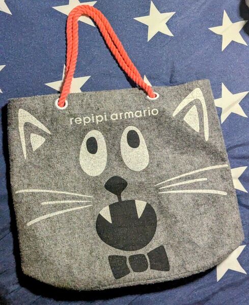 repipi armario レピにゃんこトートバッグ