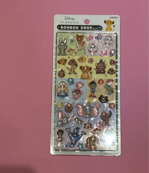 ボンボンドロップシール ディズニー キャラクター