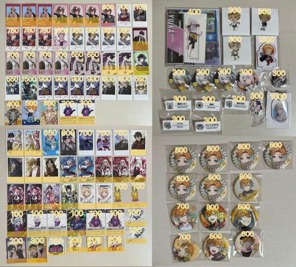 にじさんじ 缶バッジ アクリルスタンド チェキ ステッカー クリアカード コレクトカード アクリルキーホルダー