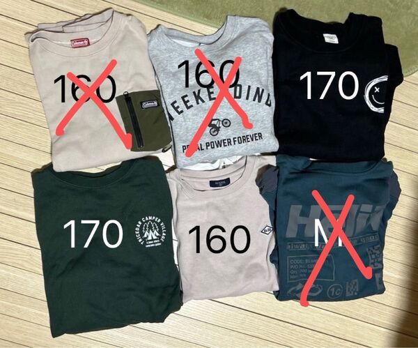 子供服トレーナー160~170 Coleman コールマンGLAZOSグラソス