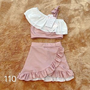 女の子 水着 110 セパレート水着 ピンク フリル おしゃれ セクシー ビキニ