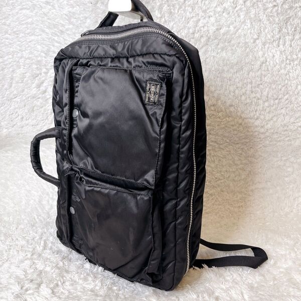 良品 ポーター タンカー ブリーフケース 3way PORTER TANKER 通勤 A4 ブラック 黒 リュック ショルダー欠品
