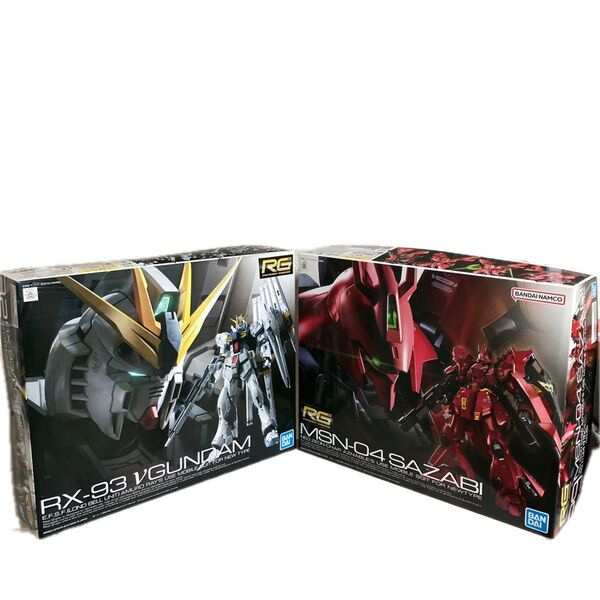 RG1/144 νガンダム、サザビー 未組立
