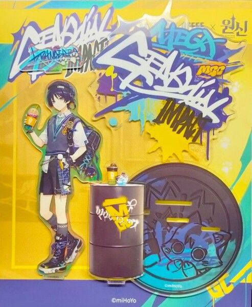 原神 スカラマシュ 韓国 メガコーヒーコラボ アクリルスタンド