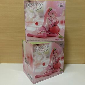 新品未開封 桜ミク Desktop Cute フィギュア ~さくらんぼクッションver.~ 2個