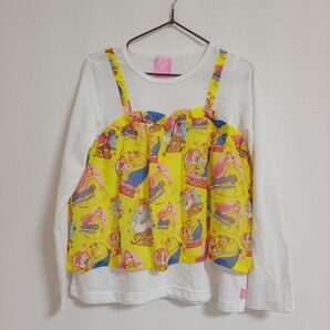 ベビードール 美女と野獣 ベル ディズニープリンセス 長袖Tシャツ 130cm 女の子 女児 BABYDOLL トップスのみ