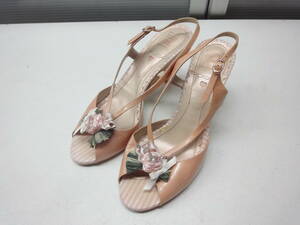 送料込◎日本製◎Cynthia Rowley/シンシアローリー■23.5cm■バックストラップ ウェッジサンダル 3276■BEIGE/ベージュ■#20708MK345_11