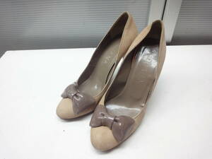  including carriage *DIANA/ Diana #23.0cm# ribbon pumps U 19238#BROWN/ Brown / tea ##20708MK345_15