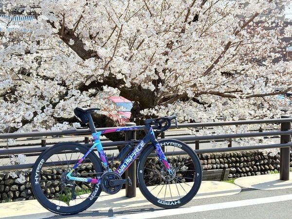 【価格の相談歓迎】WINSPACE T1500 マルチカラー L(510) ロードバイクフレーム