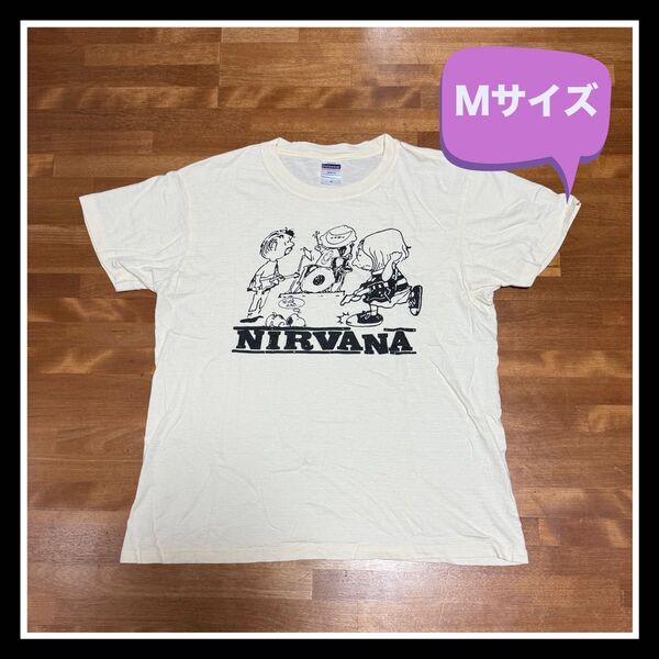 『ニルヴァーナ スヌーピーパロディ』TシャツM
