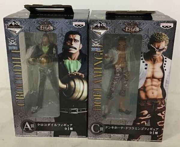 一番くじ ワンピース 王下七武海 A賞 クロコダイル フィギュア C賞 ドンキホーテ・ドフラミンゴ フィギュア MSP