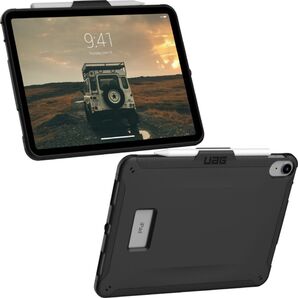 未使用品 UAG-IPD10S-BK 第11/10世代 11インチ iPad用耐衝撃ケース SCOUT ブラック ペン収納